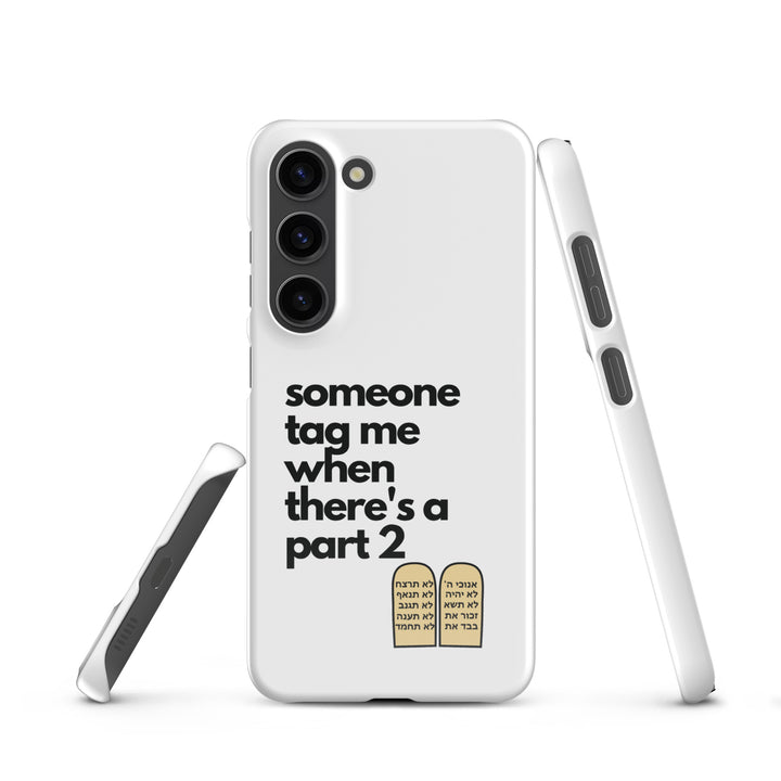Someone Tag Me Jewish pride snap case for samsung® in Glossy - lifestyle shot
