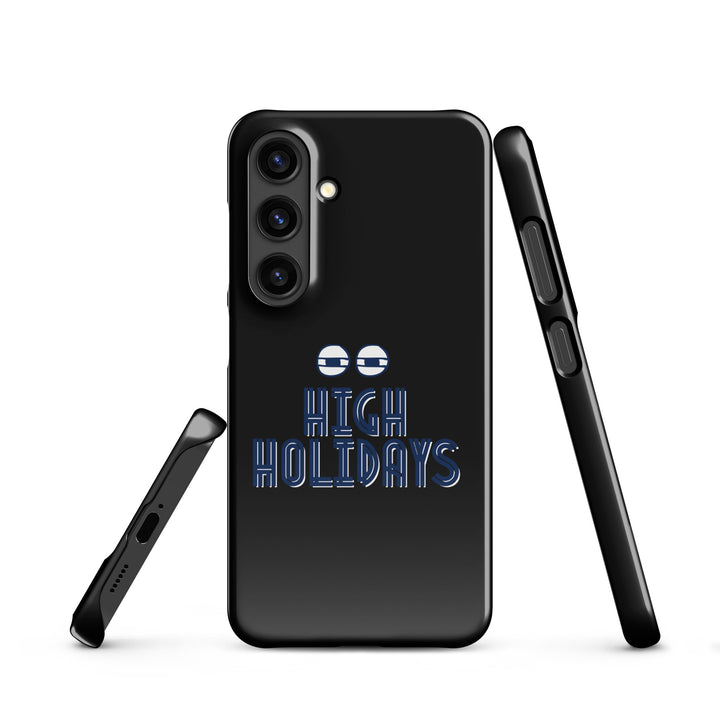 High Holidays Jewish pride snap phone case for Samsung Galaxy S24, glossy finish - front view