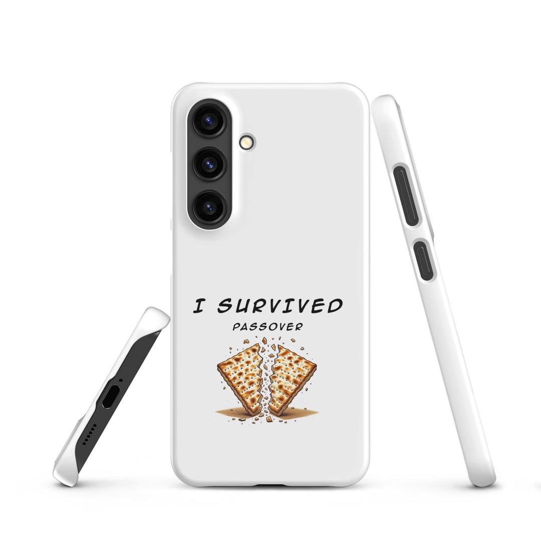 Passover Jewish pride snap phone case for Samsung Galaxy S24, glossy finish - front view
