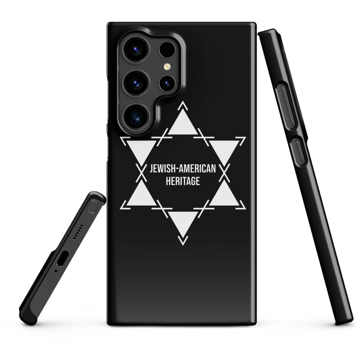 Jewish American Heritage Jewish pride snap case for samsung® in Glossy - front view