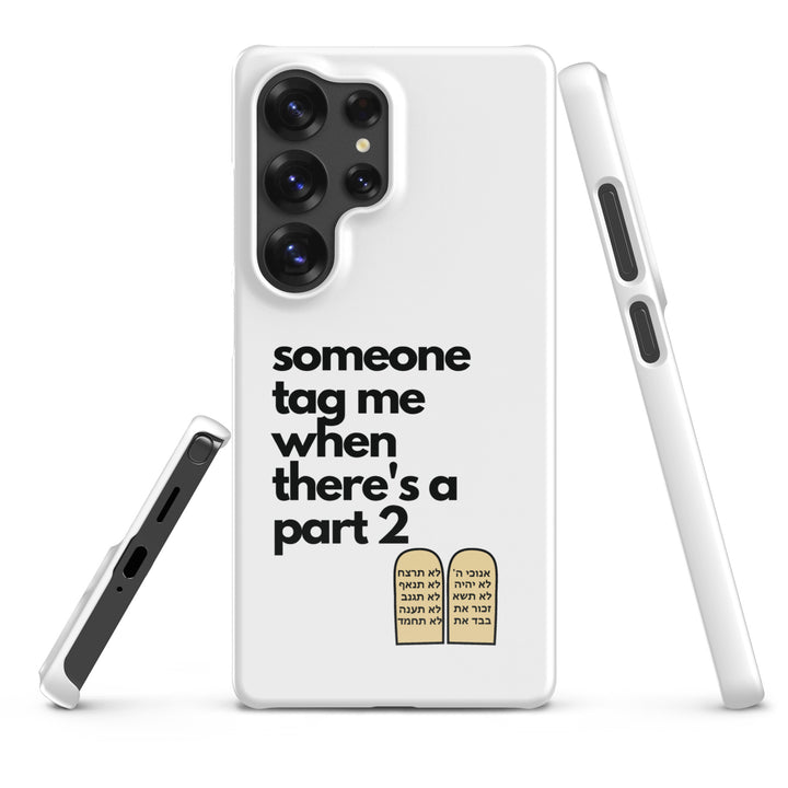 Someone Tag Me Jewish pride snap case for samsung® in Glossy - front view