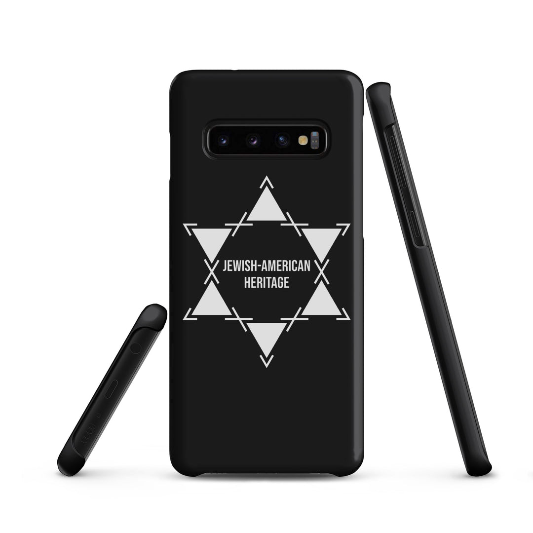 Jewish American Heritage Jewish pride snap case for samsung® in Matte - detail view