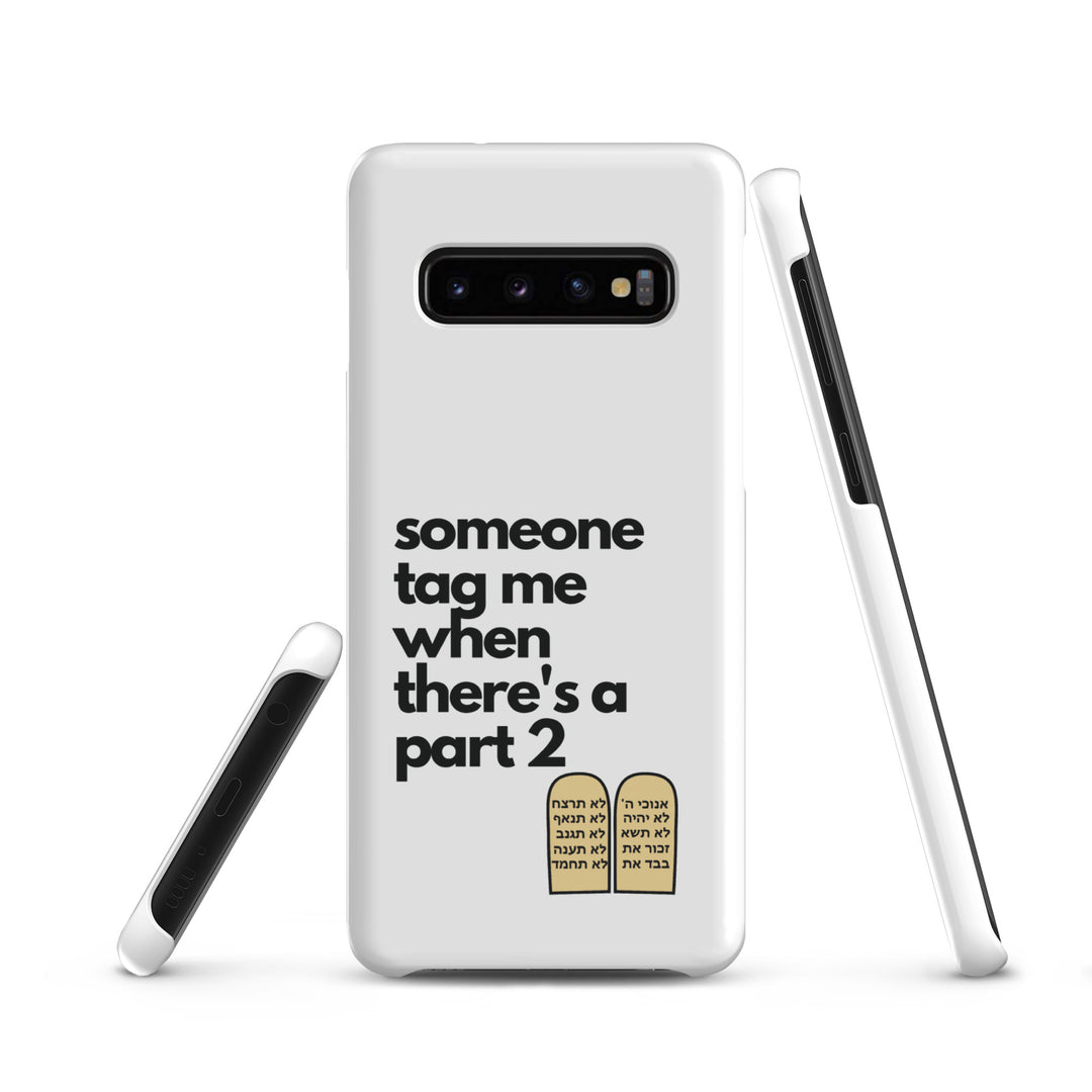Someone Tag Me Jewish pride snap case for samsung® in Matte - detail view