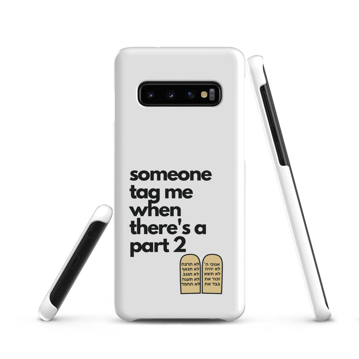 Someone Tag Me Jewish pride snap case for samsung® in Matte - detail view