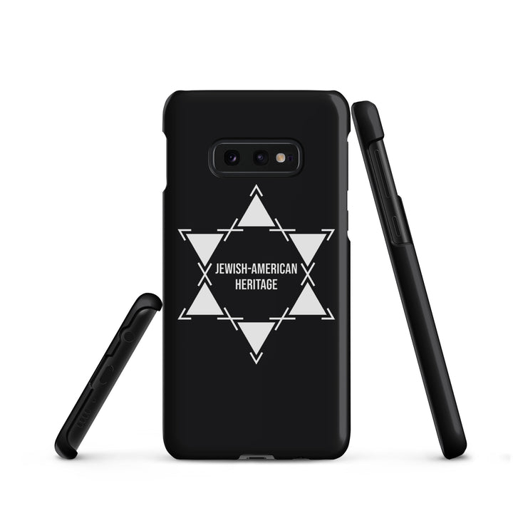Jewish American Heritage Jewish pride snap case for samsung® in Matte - flat lay