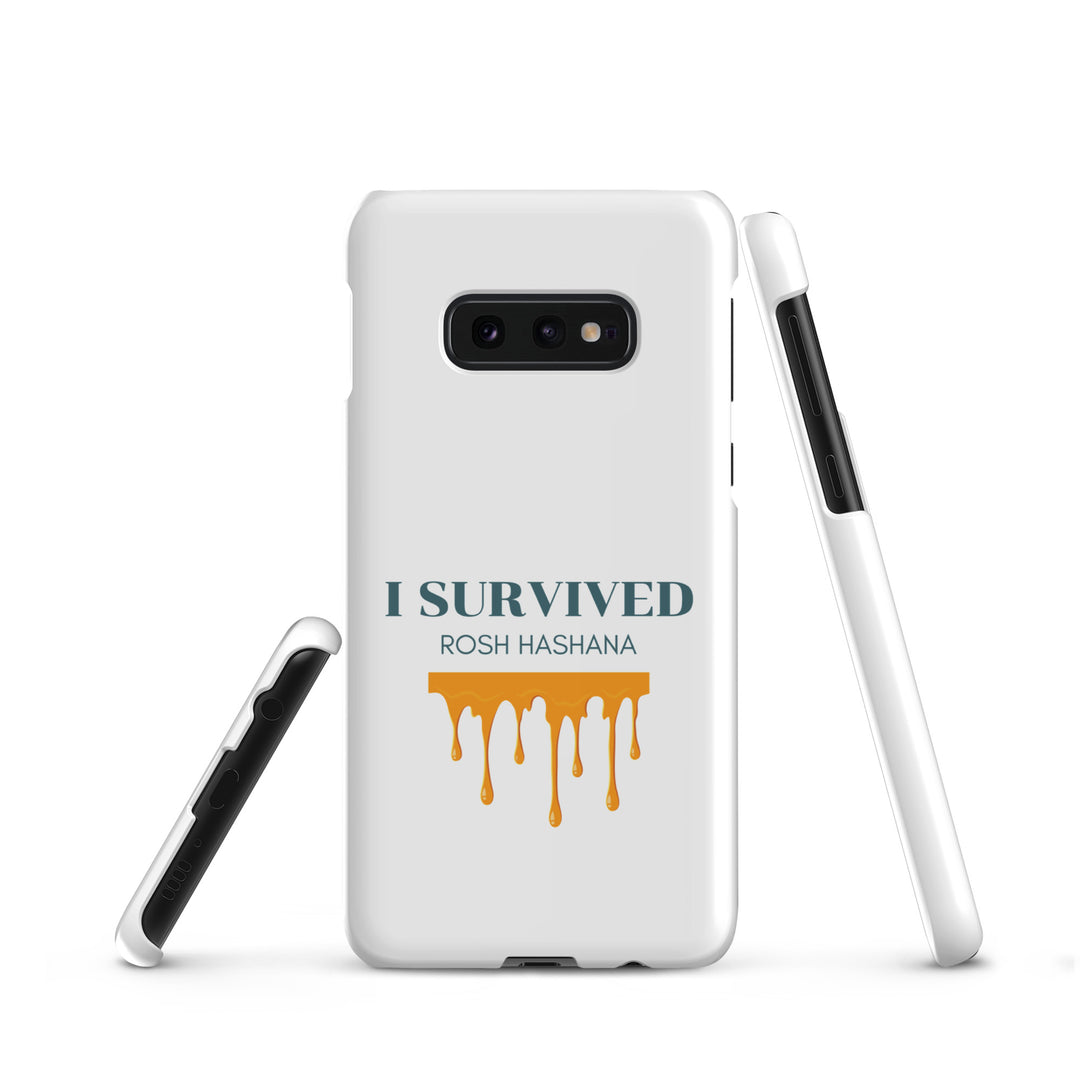 I Survived Rosh HaShana Jewish pride snap case for samsung® in Matte - flat lay