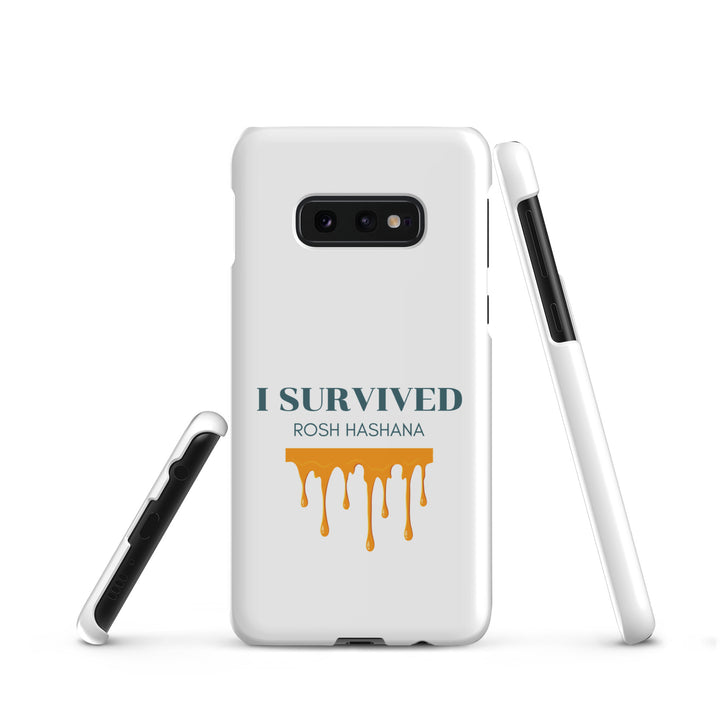 I Survived Rosh HaShana Jewish pride snap case for samsung® in Matte - flat lay