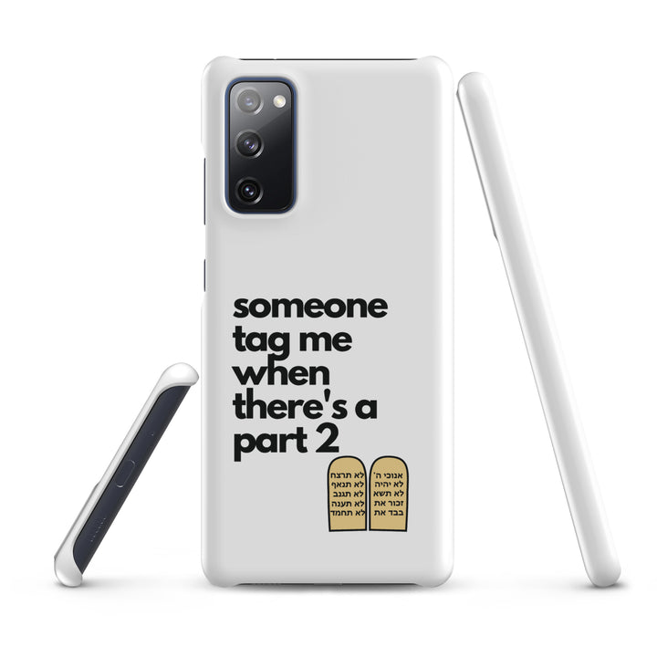 Someone Tag Me Jewish pride snap case for samsung® in Matte - detail view
