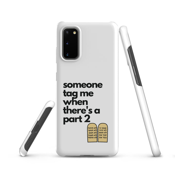 Someone Tag Me Jewish pride snap case for samsung® in Matte - front view