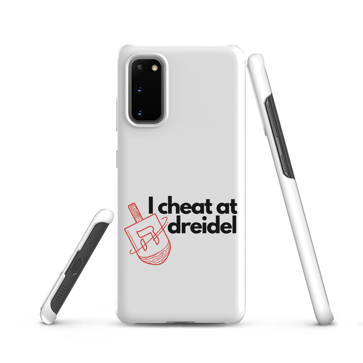 I Cheat At Dreidel Jewish pride snap case for samsung® in Matte - front view