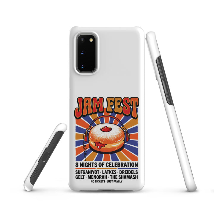 Jam Fest 8 Nights Jewish pride snap phone case for Samsung Galaxy S20, matte finish - front view