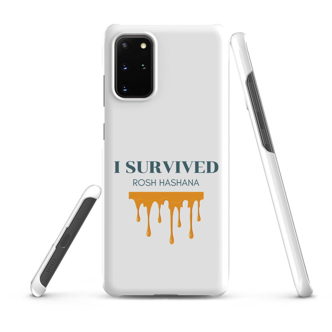I Survived Rosh HaShana Jewish pride snap case for samsung® in Matte - flat lay