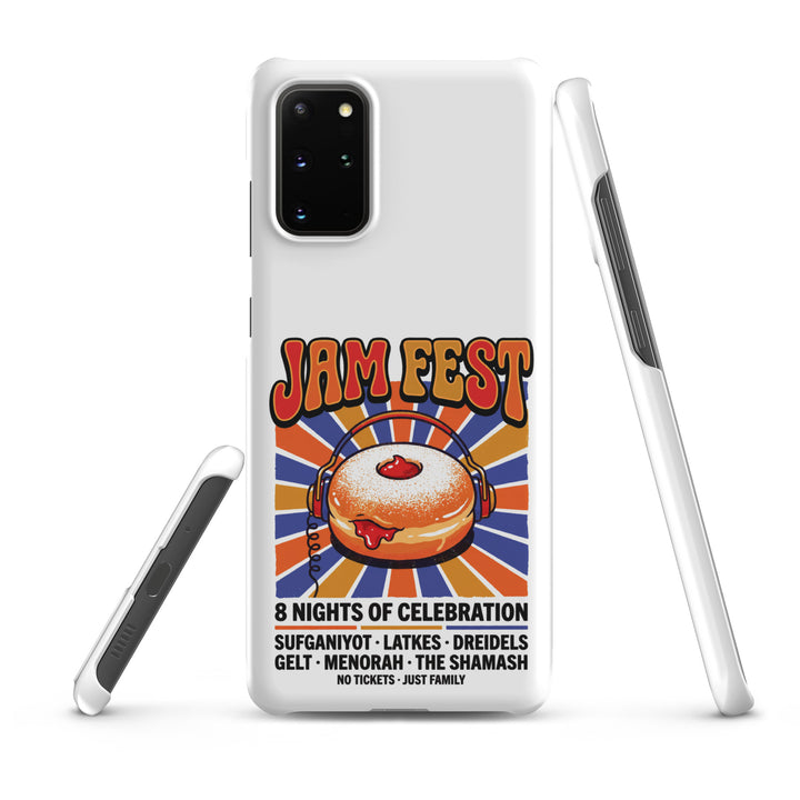 Jam Fest 8 Nights Jewish pride snap phone case for Samsung Galaxy S20 Plus, matte finish - front view