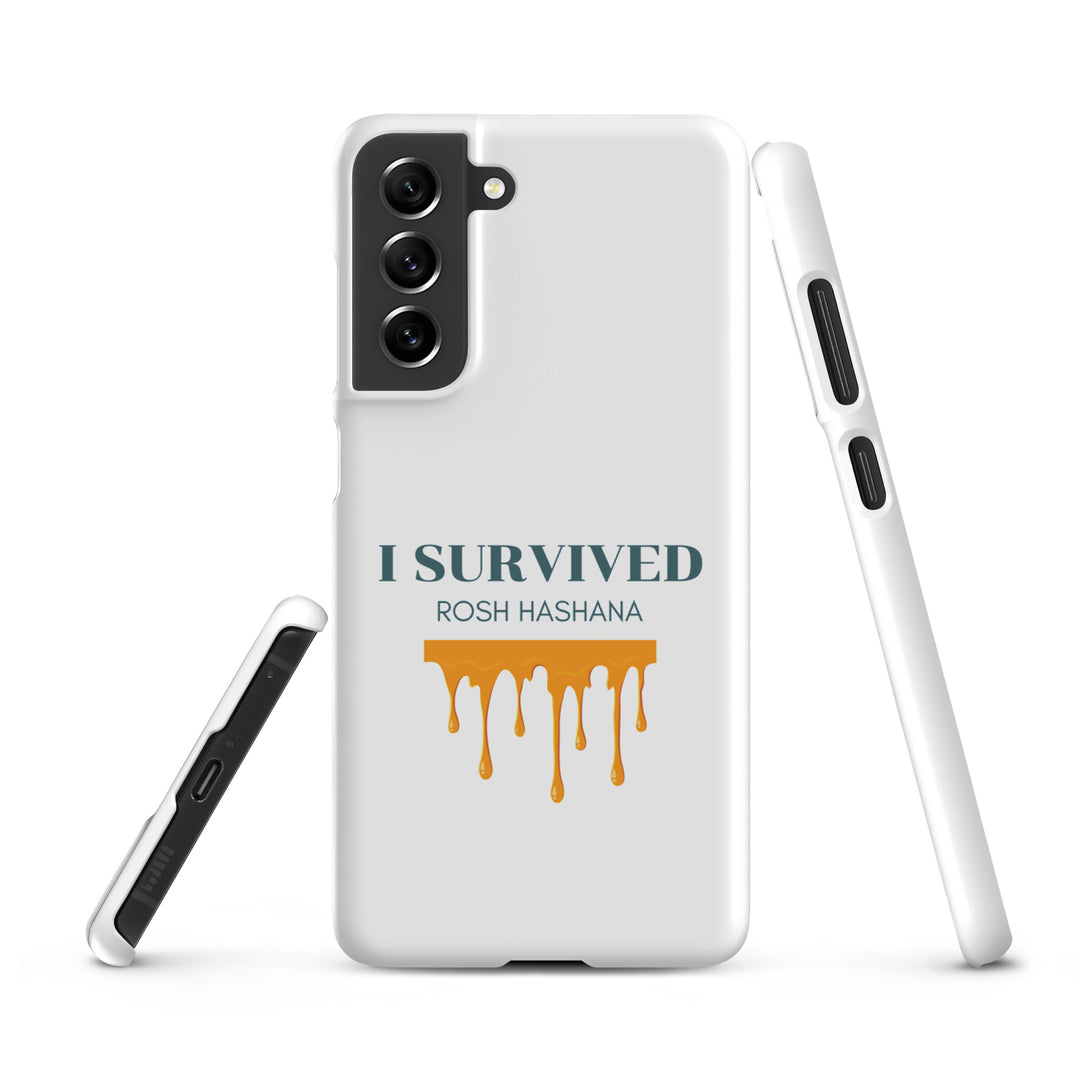 I Survived Rosh HaShana Jewish pride snap case for samsung® in Matte - side view