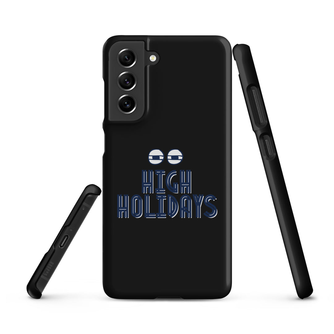High Holidays Jewish pride snap phone case for Samsung Galaxy S21 Fe, matte finish - front view