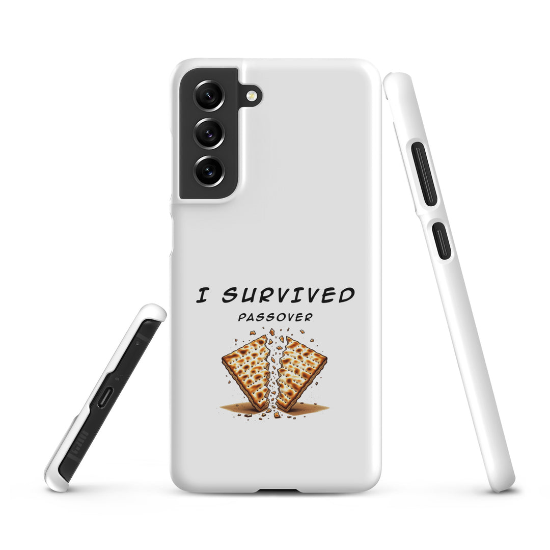 Passover Jewish pride snap phone case for Samsung Galaxy S21 Fe, matte finish - front view