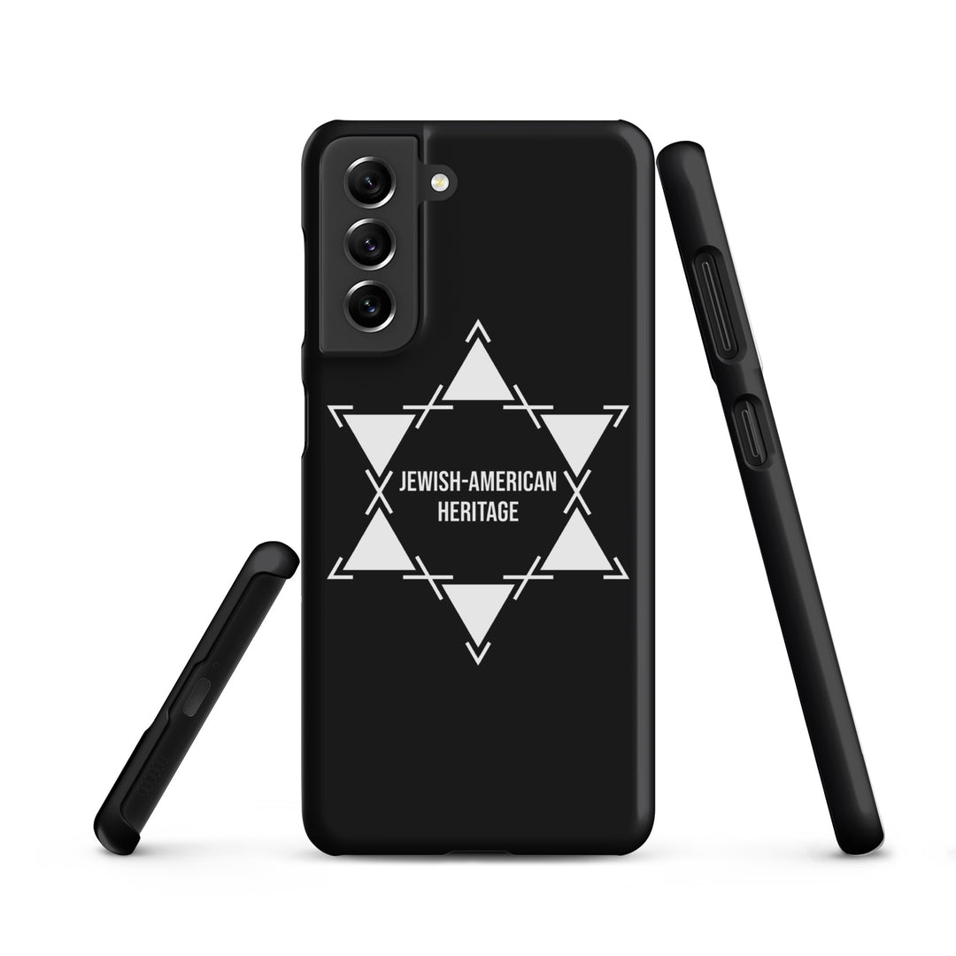 Jewish American Heritage Jewish pride snap case for samsung® in Matte - front view