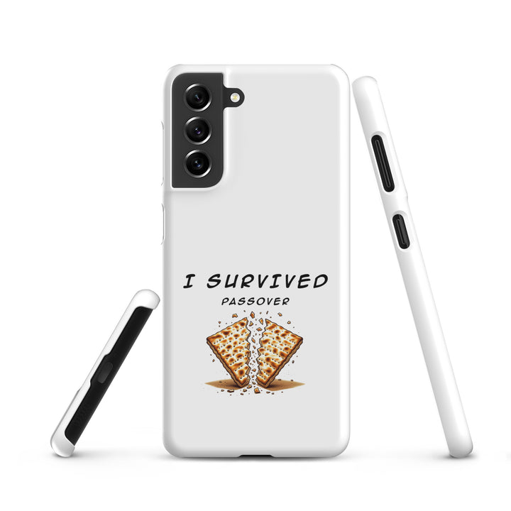 Passover Jewish pride snap phone case for Samsung Galaxy S21, matte finish - front view