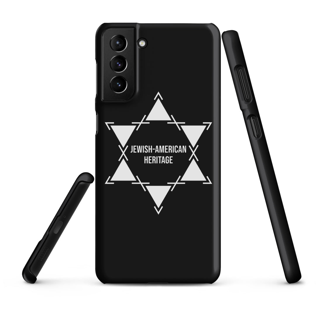 Jewish American Heritage Jewish pride snap case for samsung® in Matte - detail view
