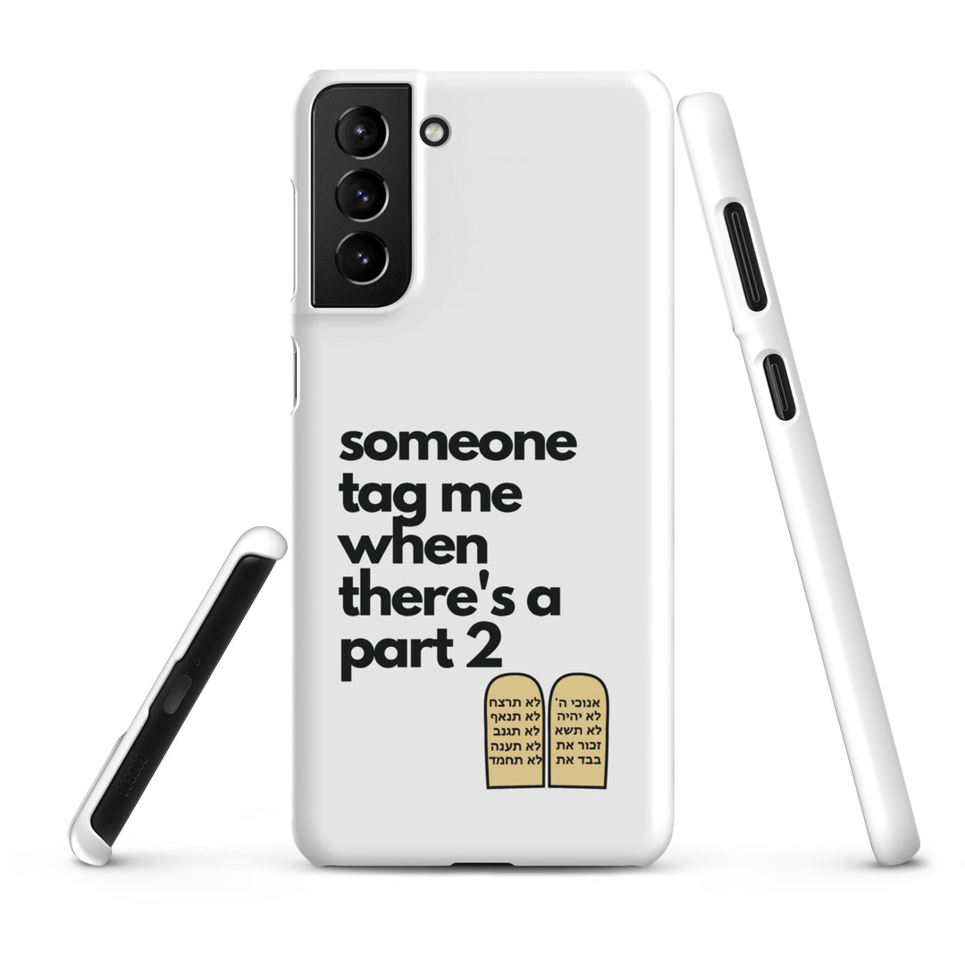 Someone Tag Me Jewish pride snap case for samsung® in Matte - detail view