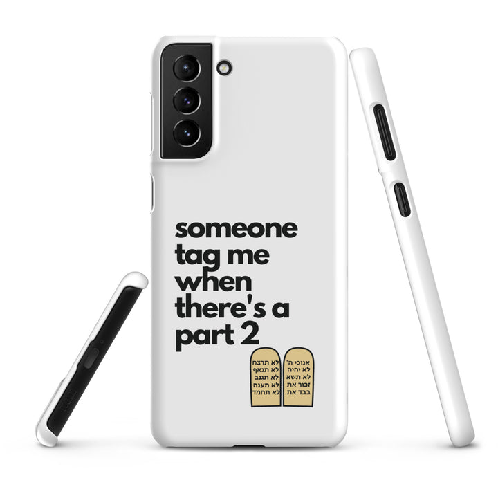 Someone Tag Me Jewish pride snap case for samsung® in Matte - detail view