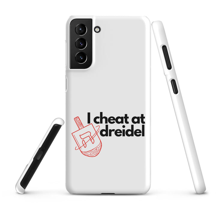 I Cheat At Dreidel Jewish pride snap case for samsung® in Matte - detail view