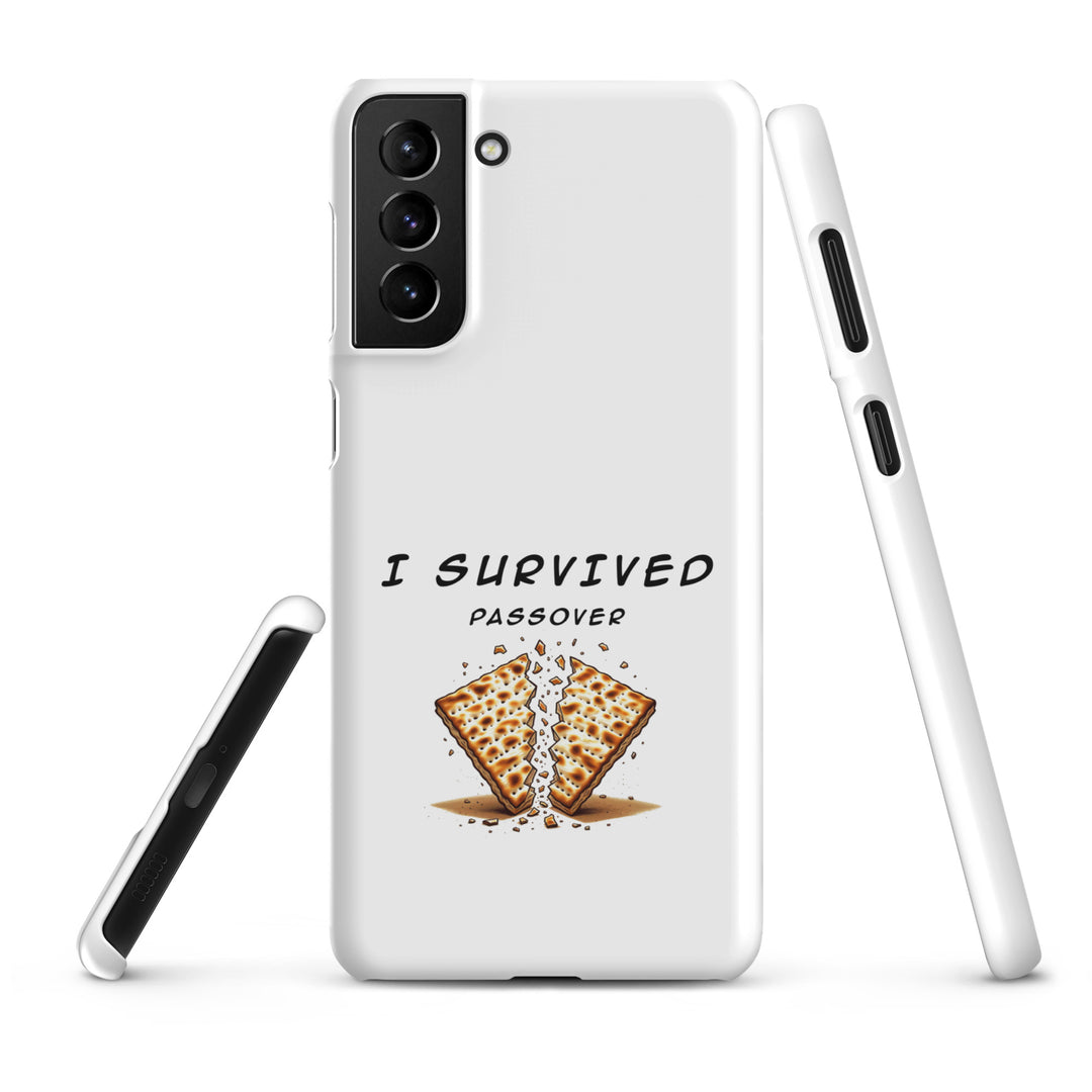 Passover Jewish pride snap phone case for Samsung Galaxy S21 Plus, matte finish - front view