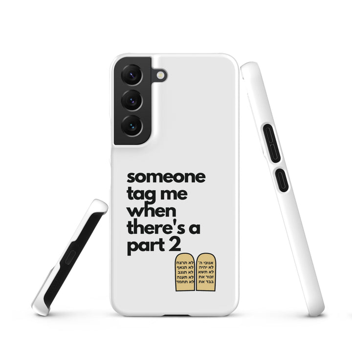 Someone Tag Me Jewish pride snap case for samsung® in Matte - front view