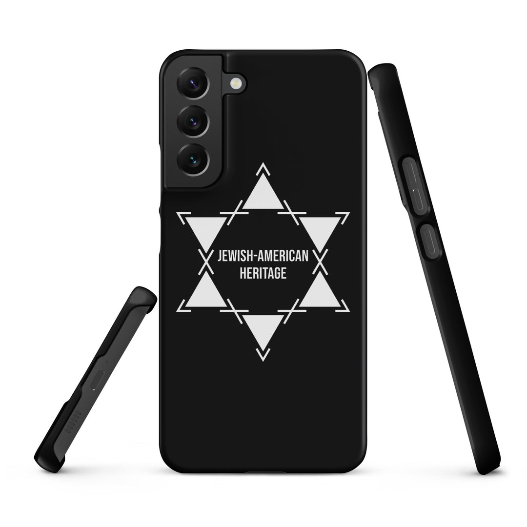 Jewish American Heritage Jewish pride snap case for samsung® in Matte - detail view