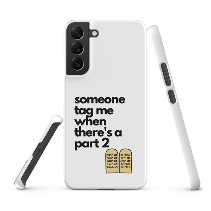 Someone Tag Me Jewish pride snap case for samsung® in Matte - detail view