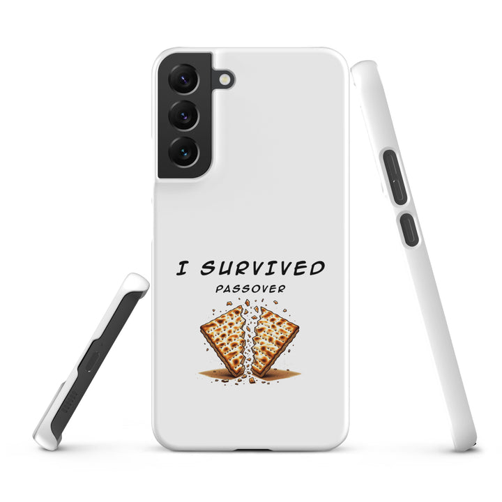 Passover Jewish pride snap phone case for Samsung Galaxy S22 Plus, matte finish - front view