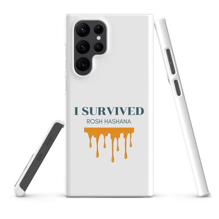 I Survived Rosh HaShana Jewish pride snap case for samsung® in Matte - flat lay