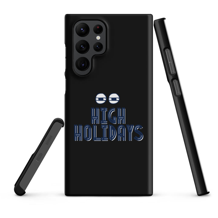 High Holidays Jewish pride snap phone case for Samsung Galaxy S22 Ultra, matte finish - front view