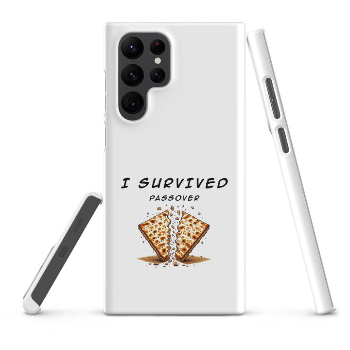Passover Jewish pride snap phone case for Samsung Galaxy S22 Ultra, matte finish - front view