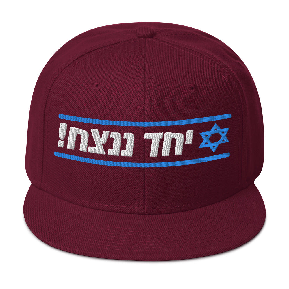 Snapback Hat | Together We Will Win | יחד ננצח