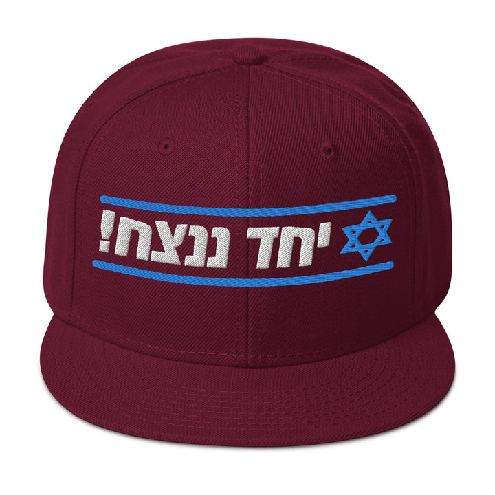 Snapback Hat | Together We Will Win | יחד ננצח