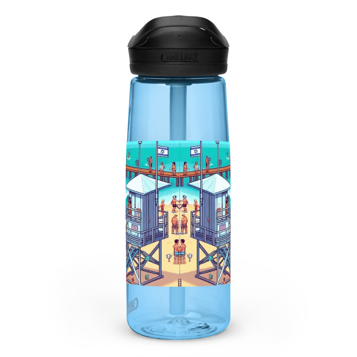 Sports Water Bottle | TLV Frishman Beach 16 Bit