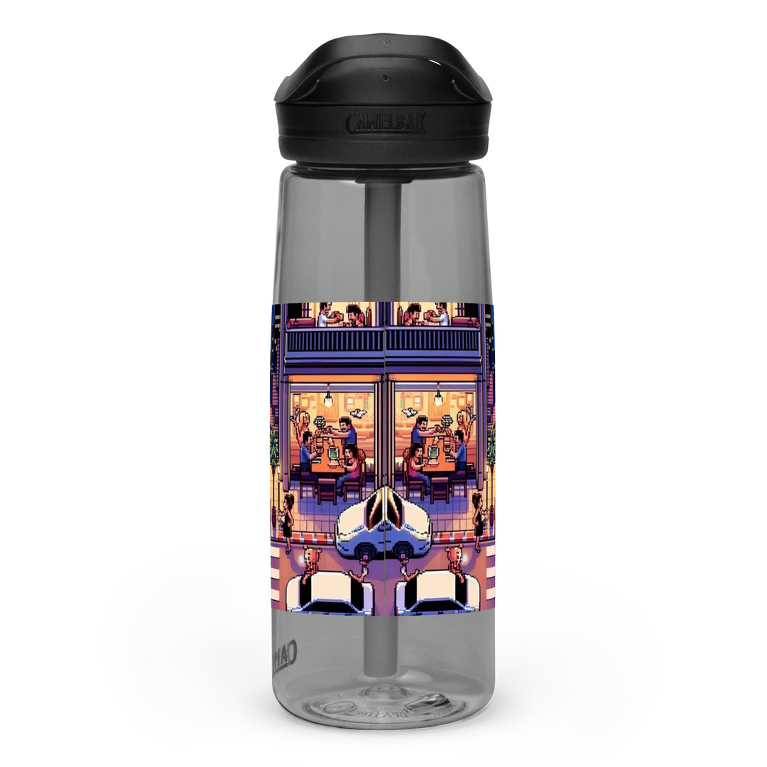 Sports Water Bottle | TLV Nightlife 16 Bit