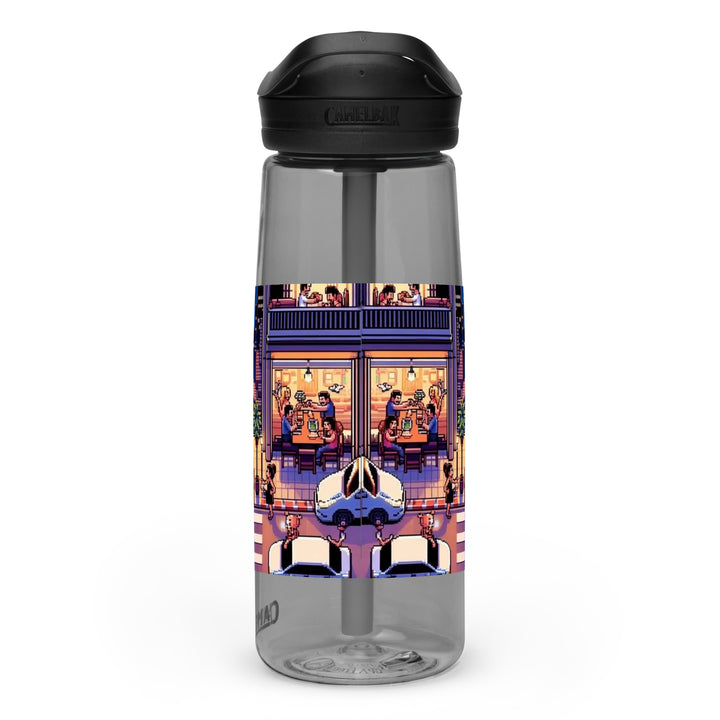 Sports Water Bottle | TLV Nightlife 16 Bit