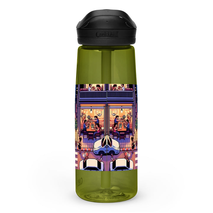 Sports Water Bottle | TLV Nightlife 16 Bit