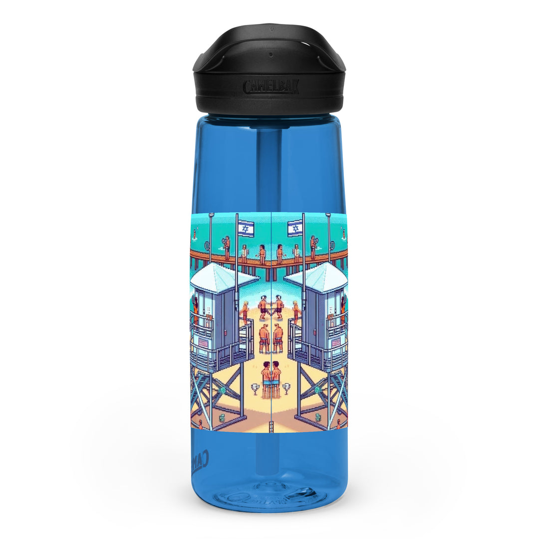 Sports Water Bottle | TLV Frishman Beach 16 Bit
