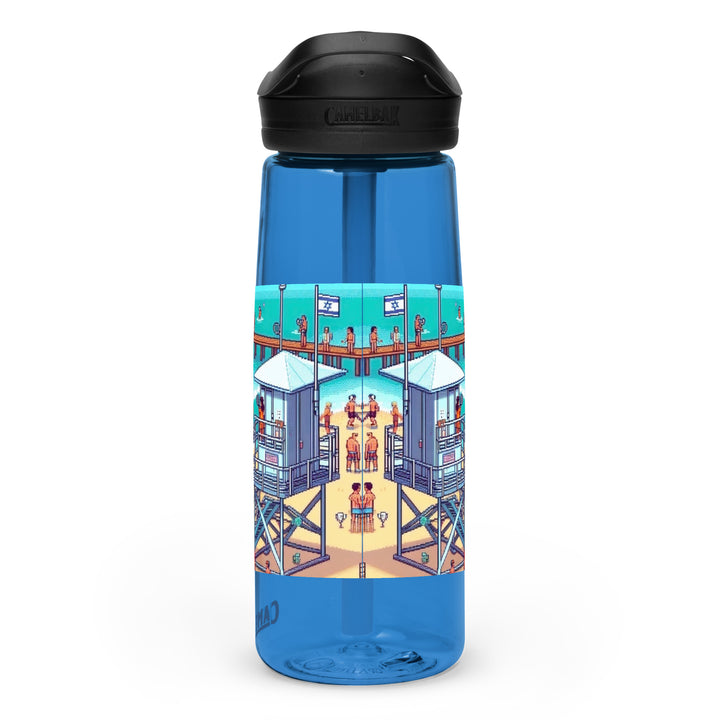 Sports Water Bottle | TLV Frishman Beach 16 Bit