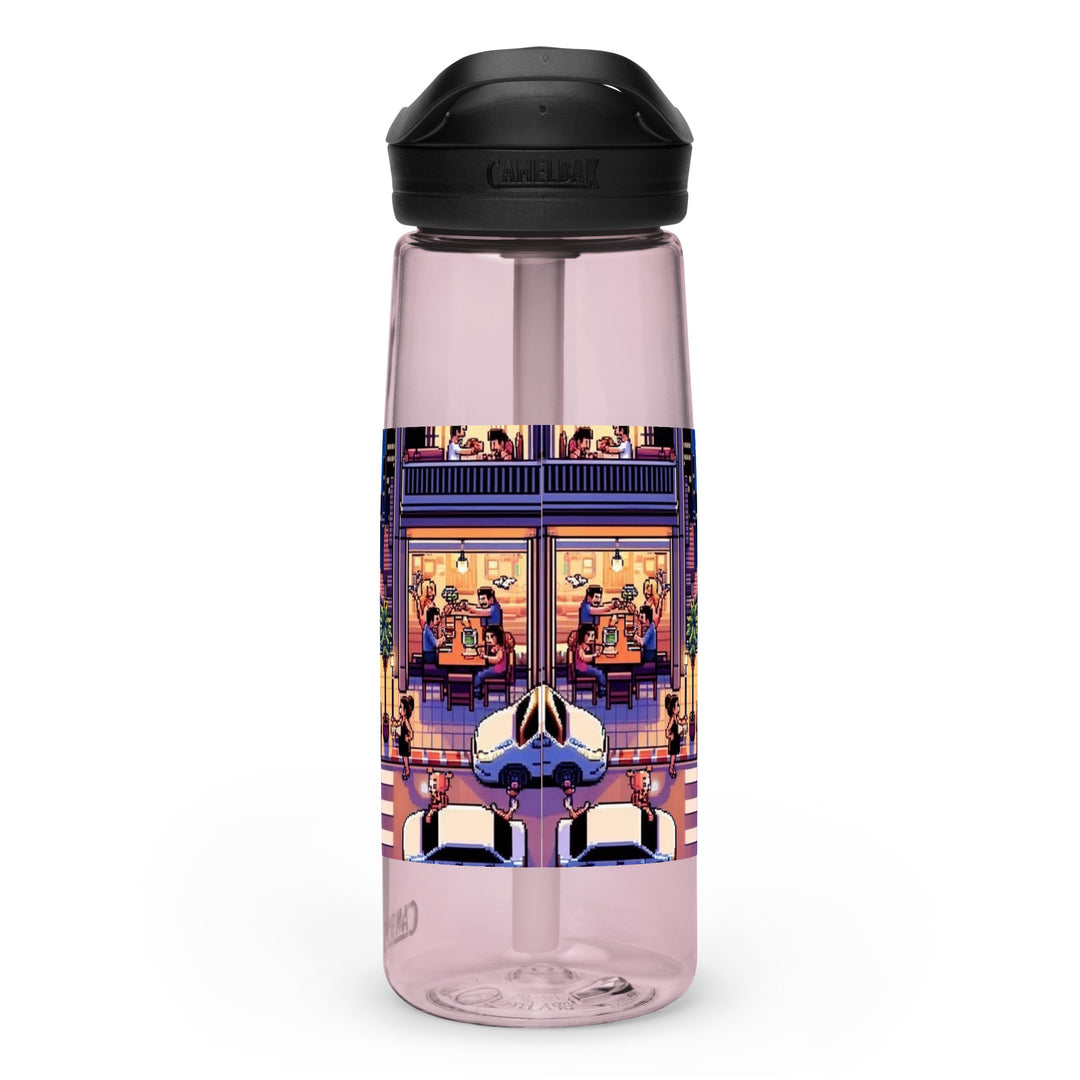 Sports Water Bottle | TLV Nightlife 16 Bit