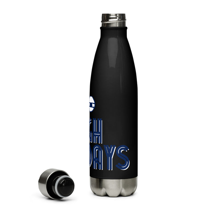 High Holidays Jewish pride stainless steel water bottle - close-up