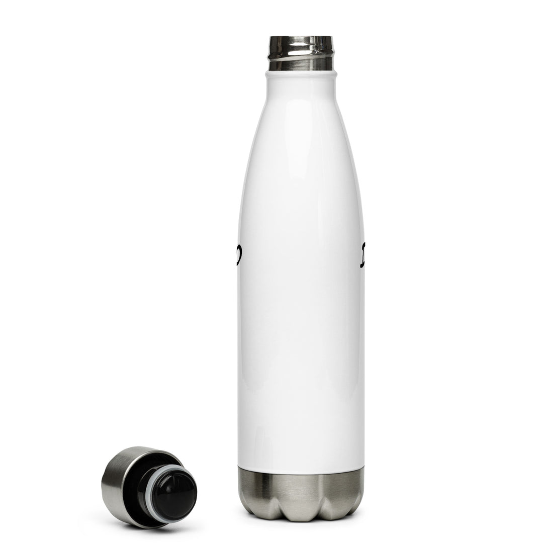 Passover Jewish pride stainless steel water bottle - back view