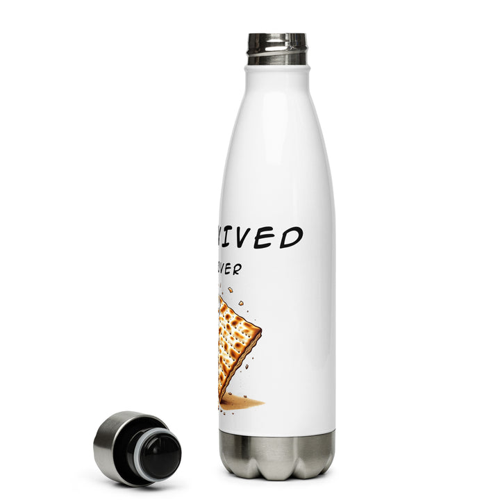 Passover Jewish pride stainless steel water bottle - close-up