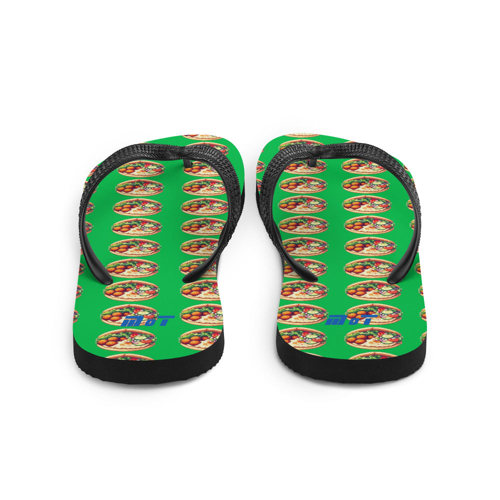 Flip Flops | Falafel Party Green