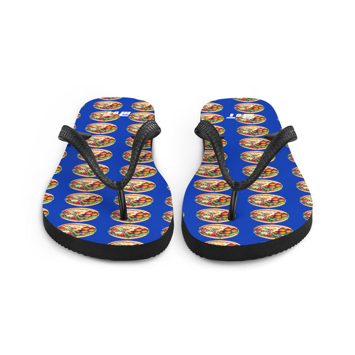 Flip Flops | Falafel Party Blue