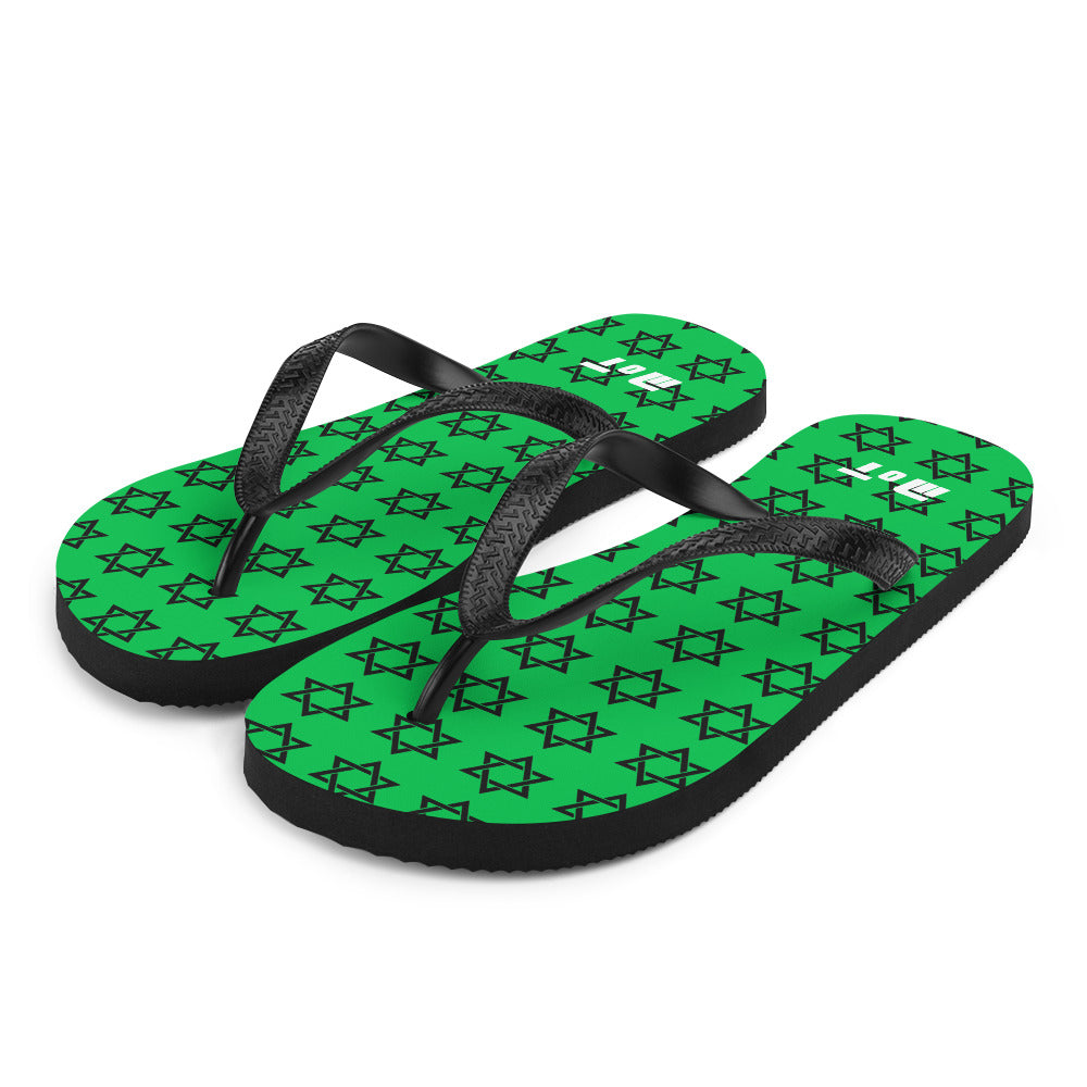 Flip Flops | Magen David Green