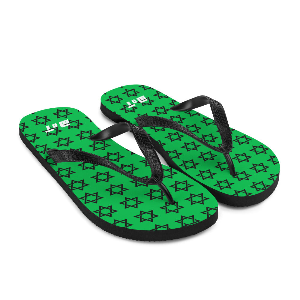 Flip Flops | Magen David Green